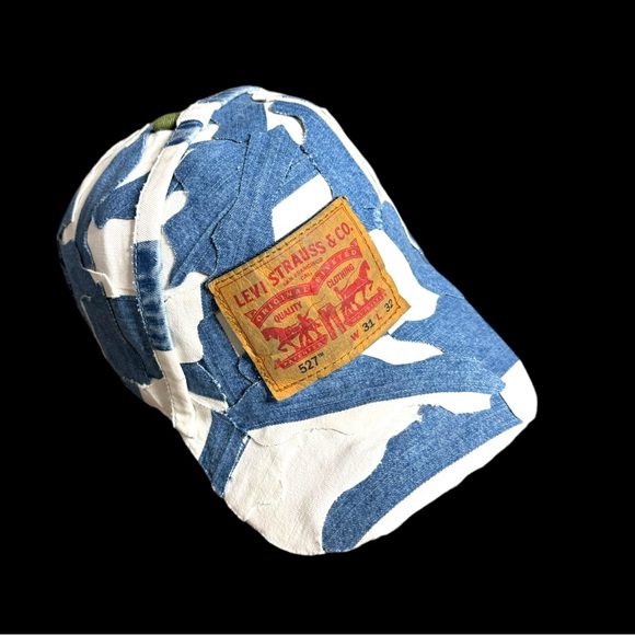 Unisex Custom made patchwork denim cap - Picture 9 of 16